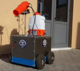 Our disinfection robot featured on entospolis.gr